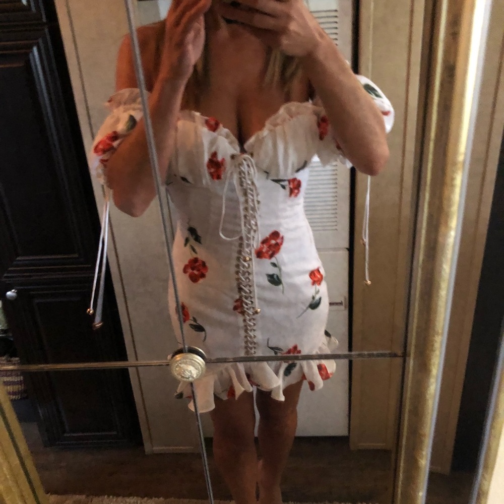 Sabo rose print dress sold out